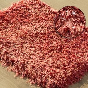 Krásný huňatý koupelnový koberec Coral Šířka: 50 cm | Délka: 70 cm