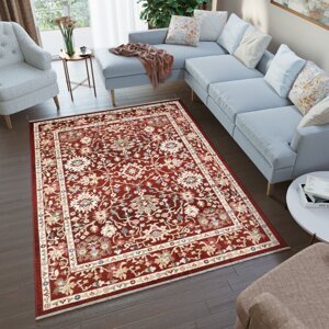 Krásný červený koberec ve stylu vintage Šířka: 120 cm | Délka: 170 cm