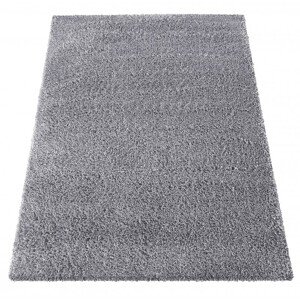 Moderní koberec SHAGGY v šedé barvě Šírka: 120 cm | Dĺžka: 170 cm