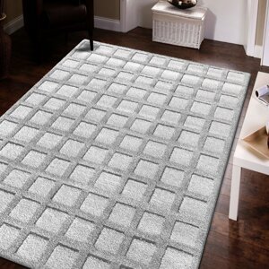Koberec SERENITY v šedé barvě s geometrickým vzorem Šírka: 120 cm | Dĺžka: 170 cm