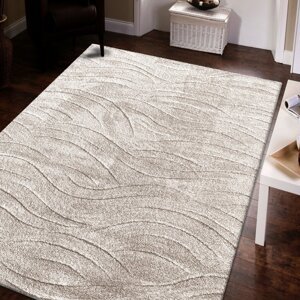 Koberec SERENITY v béžové barvě s jemným vzorem Šírka: 120 cm | Dĺžka: 170 cm