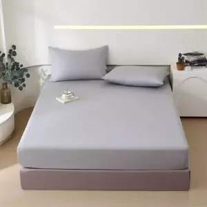 Bavlněné prostěradlo s gumičkou - šedé Šírka: 200 cm | Dĺžka: 220 cm