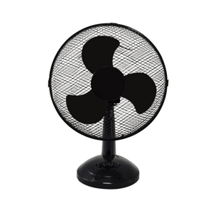 40W stolní ventilátor Černá