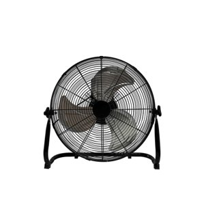 70W podlahový ventilátor Černá