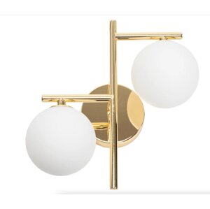 Elegantní nástěnné svítidlo 25W do interiéru zlatá