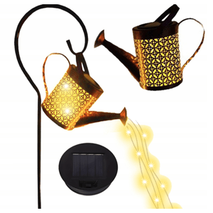 Solární LED zahradní svítidlo ve tvaru krhly