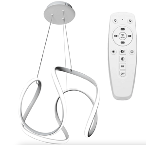 Elegantní moderní LED stropní svítidlo s dálkovým ovládáním Bílá