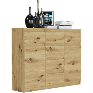 Designová komoda S-62D s čistými liniemi - různé barevné provedení artisan