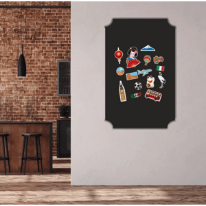 Samolepicí magnetická nástěnná tabule Šírka: 45 cm | Dĺžka: 70 cm