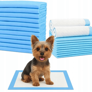 Hygienické super savé podložky pro domácí mazlíčky - modré 100 ks Šírka: 45 cm | Dĺžka: 60 cm
