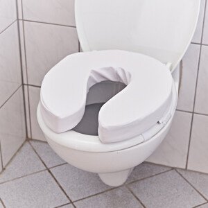 Komfortní vyvýšené WC sedátko+polštářek