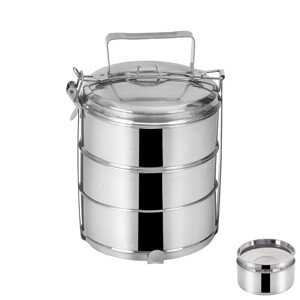 Jídlonosič nerezový s víky 3 x 1,3 l