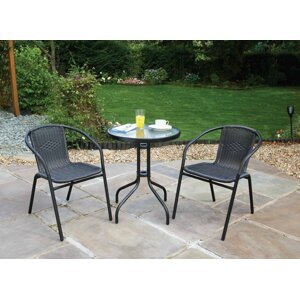 Zahradní balkónový bistro set NINA 3 dílný