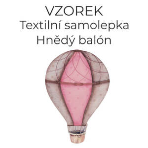 Vzorek - Hnědý balón