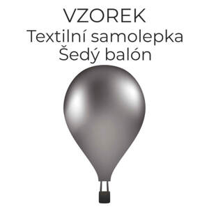 Vzorek - Šedý balón