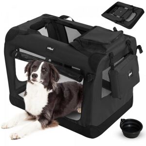 Leopet Přepravní box pro psy XL, 81,3 x 58,4 x 58, cm, černý
