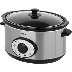 Pomalý hrnec s časovačem 4,5 l, 280 W, nerezová ocel