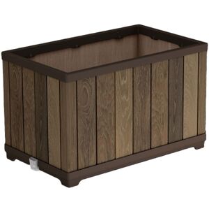 Květináč DECO RECTANGLE WALNUT