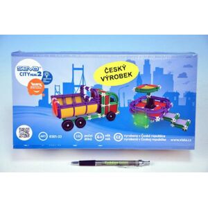 Seva City mini 2 Stavebnice plast 233ks v krabici 31,5x16,5x7,5cm