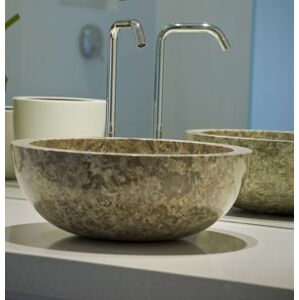 Indera Gemma 501 Ø45 cm Grey Kamenné umyvadlo leštěný mramor