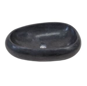Indera Eggs Black 57065 Umyvadlo z přírodního kamene