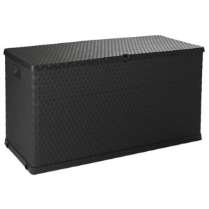 RATTAN zahradní plastový úložný box 420 L - grafit