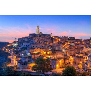 Fotografie Matera, Italy ancient hilltop town in Basilicata, Sean Pavone, 40x26.7 cm