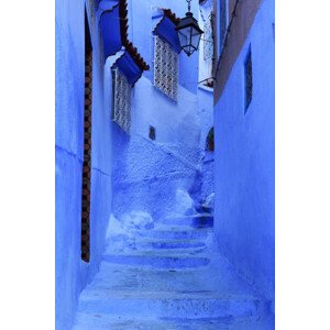 Fotografie View of the blue walls of, Kutredrig, 26.7x40 cm