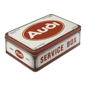Plechová krabička Plechová krabička Audi - Service Box, 7 x 16 x 23 cm