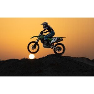 Ilustrace Bike and Sunset, Hamza Qarooni, 40x24.6 cm