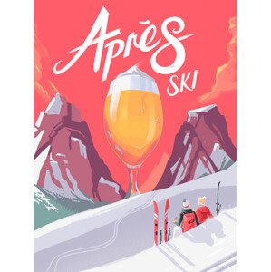 Ilustrace ApAcs Ski, Mark Harrison, 30 × 40 cm