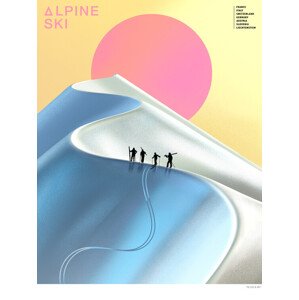 Ilustrace Alpine Ski, Mark Harrison, 30 × 40 cm