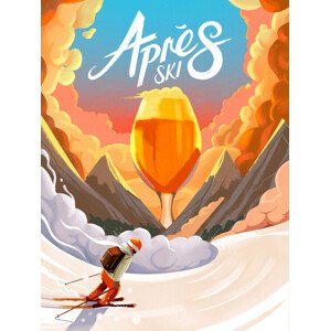 Ilustrace Apres Ski II, Mark Harrison, 30 × 40 cm