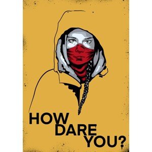 Ilustrace How Dare You?, Tomas Harstedt, 26.7 × 40 cm