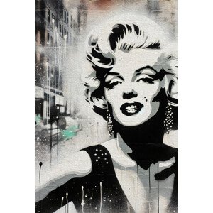 Ilustrace Marilyn Monroe, Andreas Magnusson, 26.7 × 40 cm