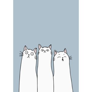 Ilustrace The Cats, Andreas Magnusson, 30 × 40 cm