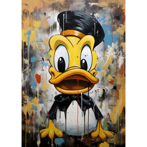 Ilustrace Street Art Duck, Andreas Magnusson, 30 × 40 cm