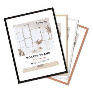 Rám na plakát 67,5×90 cm, Rose gold – Hliník
