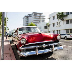 Ilustrace Vintage car, FCerez, 40 × 26.7 cm