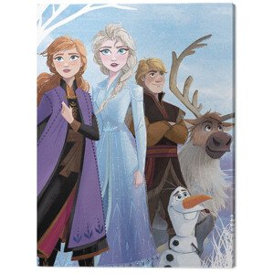 Obraz na plátně Ledové království 2 (Frozen) - Stronger Together, 2 cm - 60×80 cm