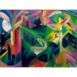 Obrazová reprodukce Deer in Cloister Garden, Marc, Franz, 40 × 30 cm