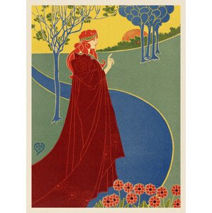 Obrazová reprodukce Advertisement for The Sun, Louis Rhead, 30 × 40 cm