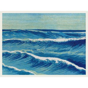 Obrazová reprodukce Great Ocean Wave No.5 - Uehara Konen, 40 × 30 cm