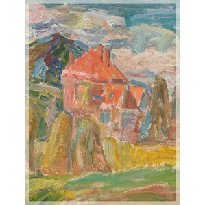 Obrazová reprodukce The Red House - Sasza Blonder, 30 × 40 cm