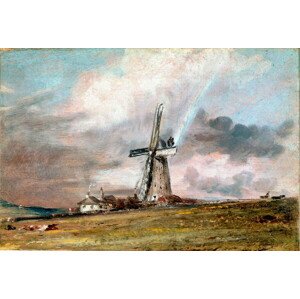 Obrazová reprodukce Windmill, Constable, John, 40 × 26.7 cm