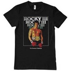 Tričko Rocky III - Vintage Poster, L