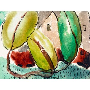 Obrazová reprodukce House with Trees, Arthur Dove, 40 × 30 cm