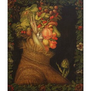 Obrazová reprodukce Summer, 1573, Arcimboldo, Giuseppe, 33.3 × 40 cm