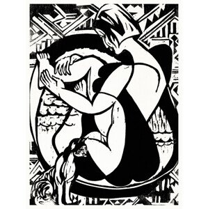 Obrazová reprodukce Woman in Bath Tub, Ernst Ludwig Kirchner, 30 × 40 cm