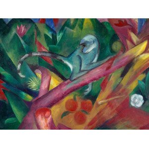Obrazová reprodukce The Monkey, Franz Marc, 40 × 30 cm
